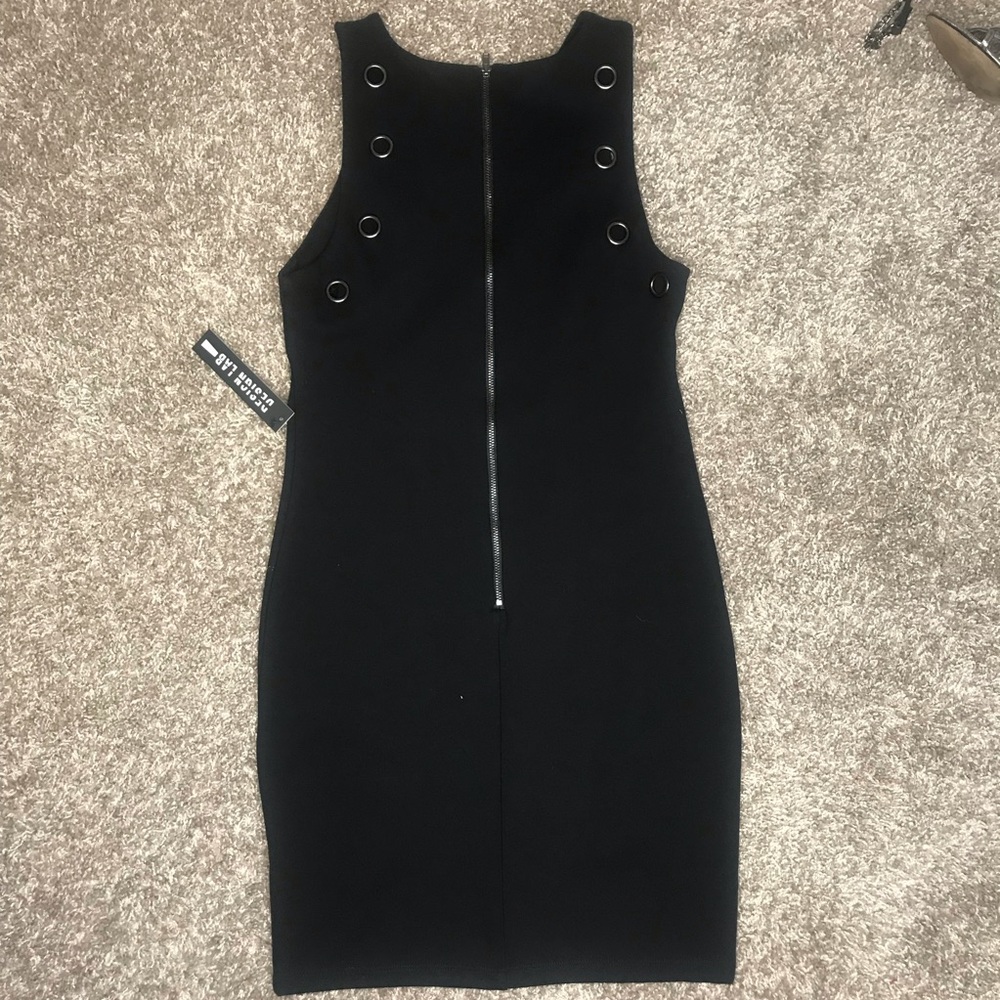 Design Lab LORD & TAYLOR Black Mini dress | Size S - Picture 2 of 8